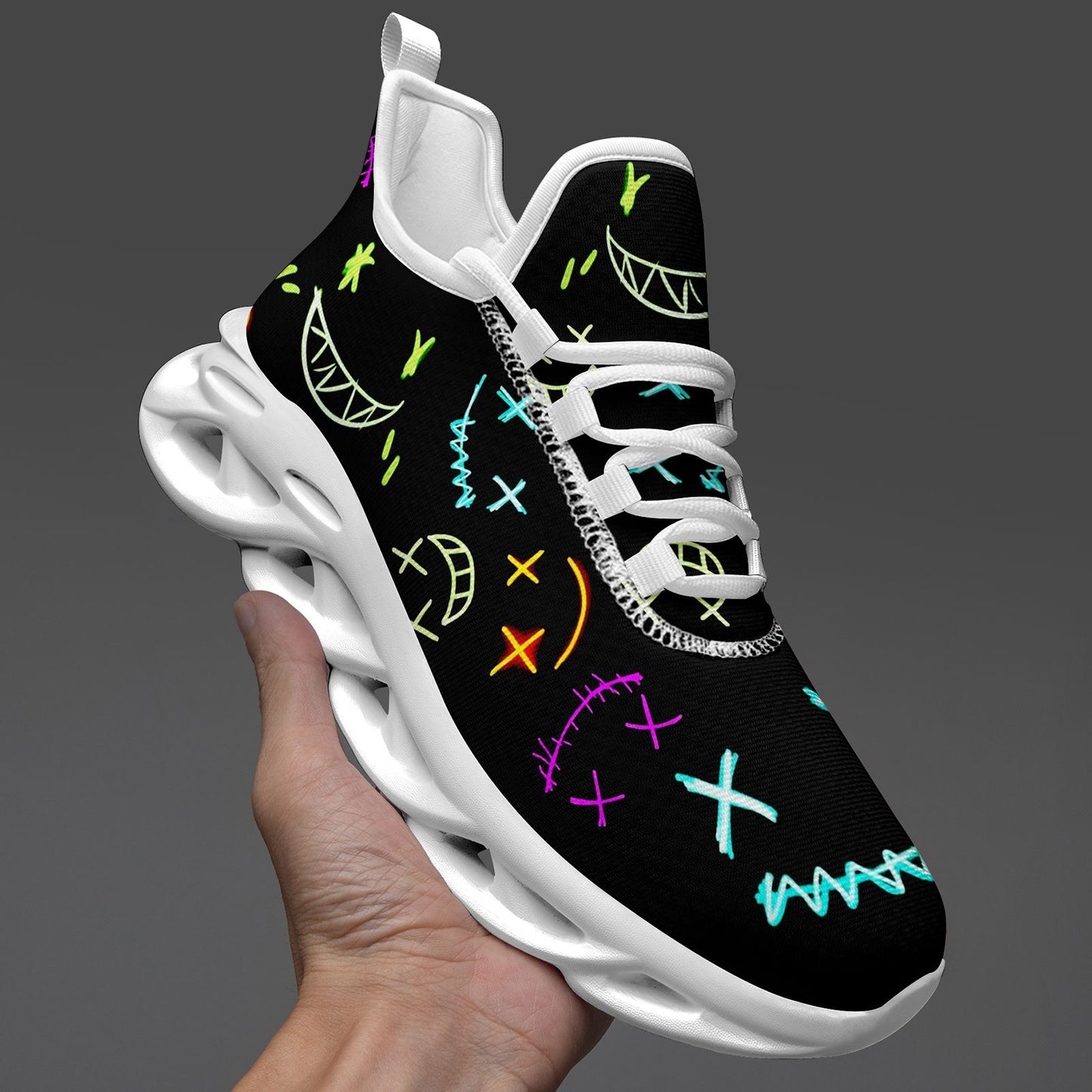Cool Graffiti Running Sneakers
