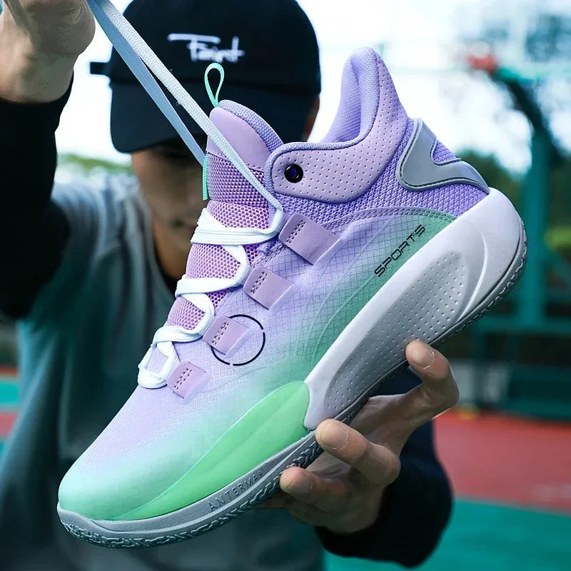 Basketball Sneakers Breathable, Shock-Absorbant, High-top Sneakers